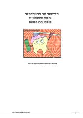 [e-Book PTBR] Desenhos de dentes e Higiene oral para colorir.pdf