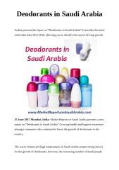 Deodorants in Saudi Arabia.docx