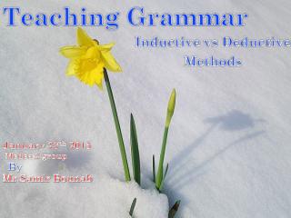 teaching Grammar  January 27th 2015 - my Copie.ppt