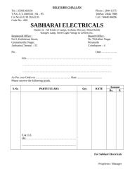 SABHARAI ELECTRICALS DELIVERY CHALLAN.doc