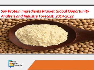 Soy Protein Ingredients Market.pptx