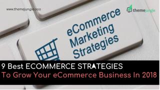 9 Best ECOMMERCE STRATEGIES  To Grow Your eCommerce Business In 2018.pdf