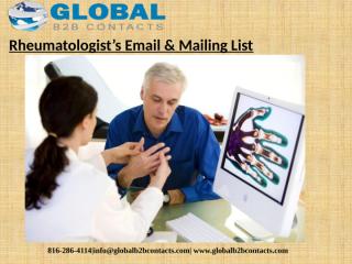 Rheumatologist’s Email & Mailing List (1).pptx